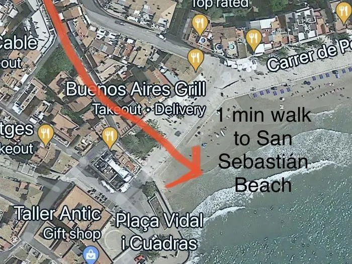 アパート Sitges Spaces Deluxe Beach Apartment- 3 Bedroom, 2 Bathroom, Next To Beach, Sleeps 6